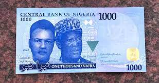 first and second Indigenous Governors of the Central Bank of Nigeria on 1000 Naira note
